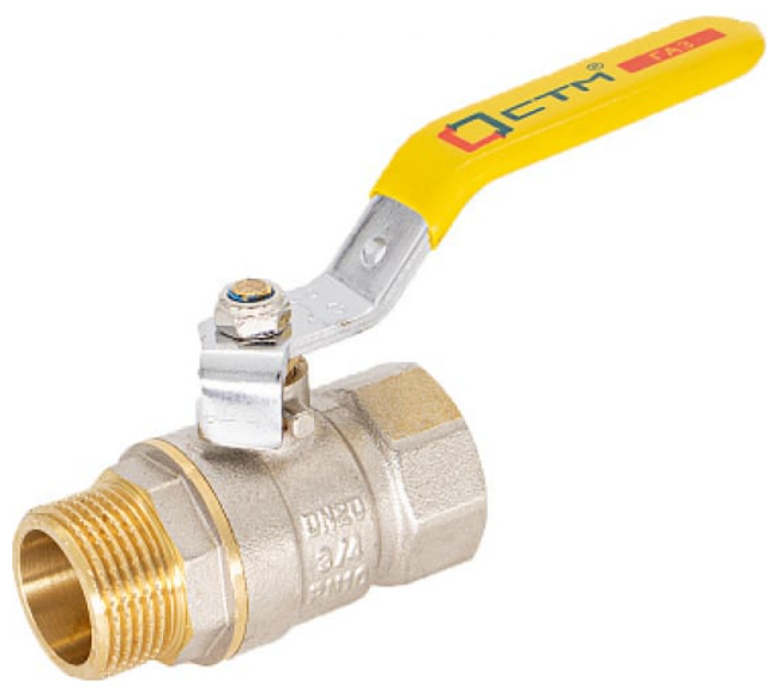 Кран для газа 1/2 г/ш ручка