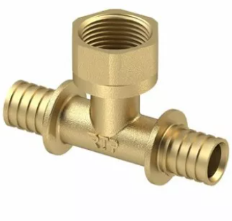 Тройник аксиальный 16х1/2х16 внутренняя резьба