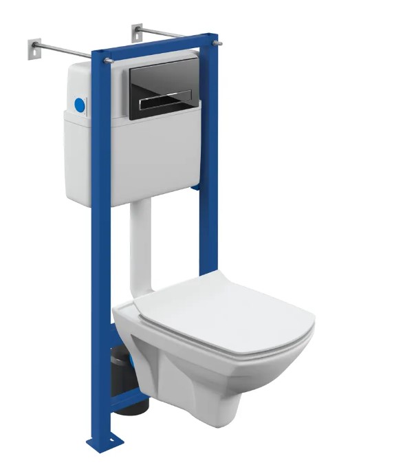 Инсталяция с чашей и сиденьем Cersanit CARINA XL