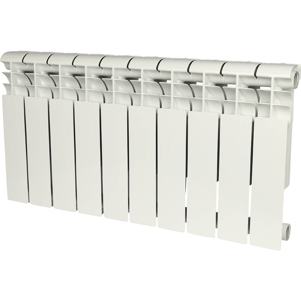 Радиатор Rommer Optima 350 (10 секций) боковое подключение