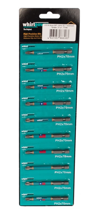 Бита Whirlpower Ph2 70 мм