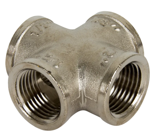 Крестовина латунь 3/4 внутренняя резьба