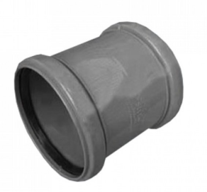 ПВХ Муфта 110 серая