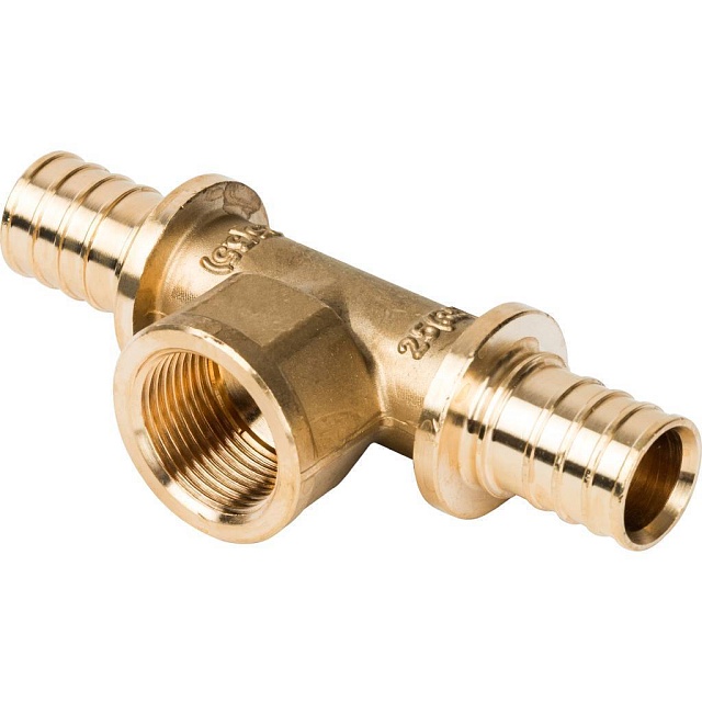 Stout тройник 25х3/4х25 аксиальный внутренняя резьба