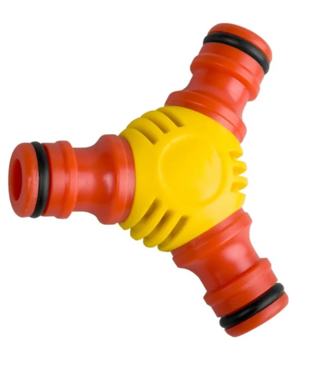 Тройник штуцерный GRINDA TW-1 из ударопрочного пластика