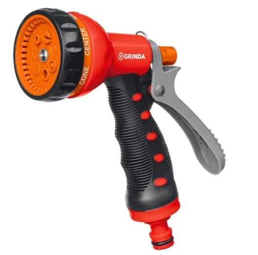 Пистолет поливочный 7-режимов GRINDA T-7 пластик