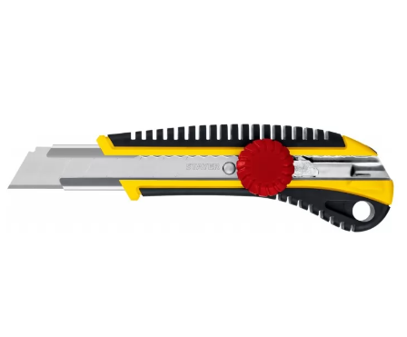 Нож с винтовым фиксатором KS-18 25 мм STAYER (усиленный)