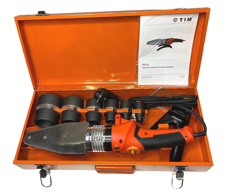 Сварочный аппарат для ПП труб 20-63 (2000 Вт) без ножниц