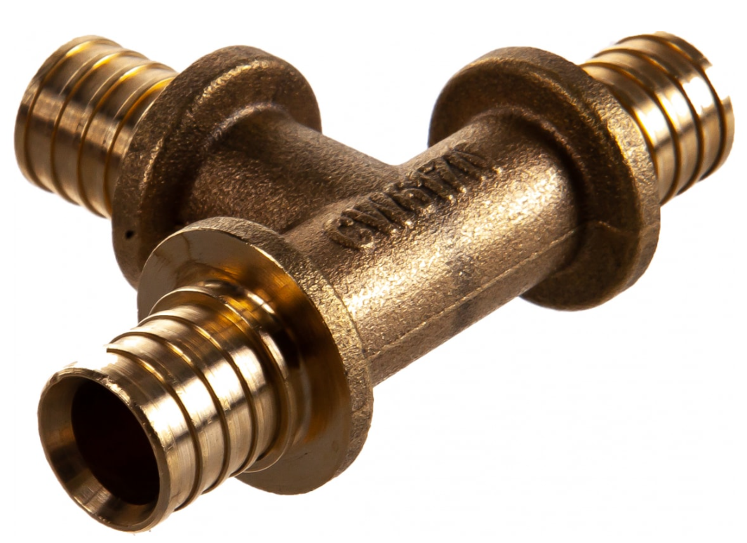 Тройник аксиальный 16х16х16