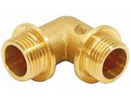 Уголок 1/2х3/4 нар/нар латунь