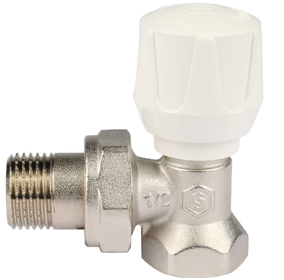 Кран для радиатора верхний угловой 1/2 Stout