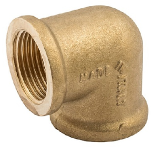 Уголок 3/4 внут/внут латунь