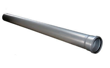 ПВХ Труба Sinikon диаметра 110 1 метр Серая