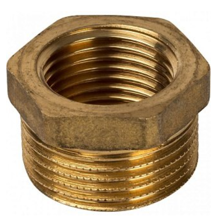 Футорка 3/4 нар х 1/2 вн латунь Stout