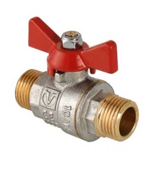 Кран 3/4 нар/нар б-ка Valflex премиум никель