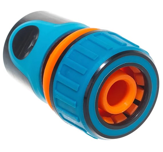 Быстросъем GRINDA TC-34A 3/4 с аквастопом ударопрочный пластик