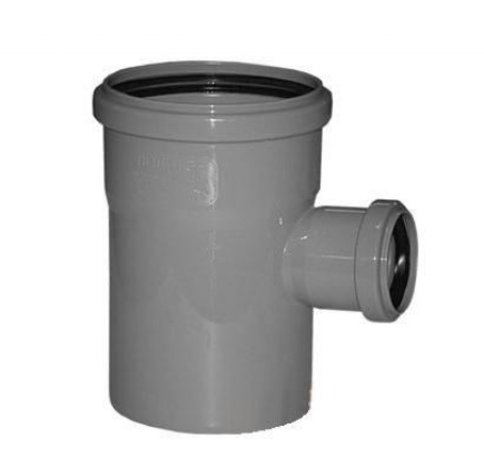 ПВХ Тройник 110х50х90 Серый