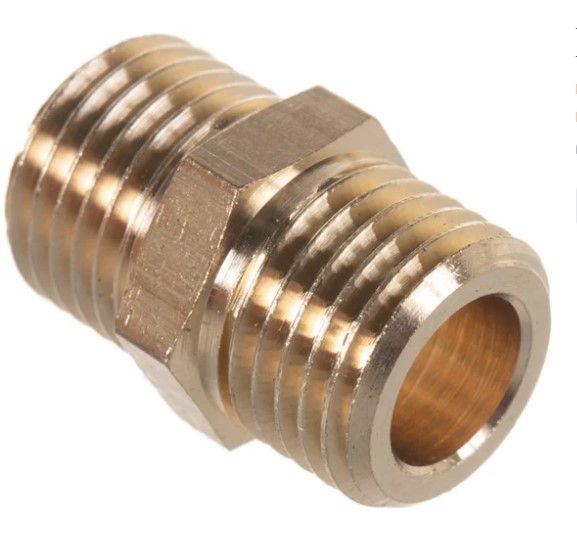 Ниппель STOUT 1х3/4 никель