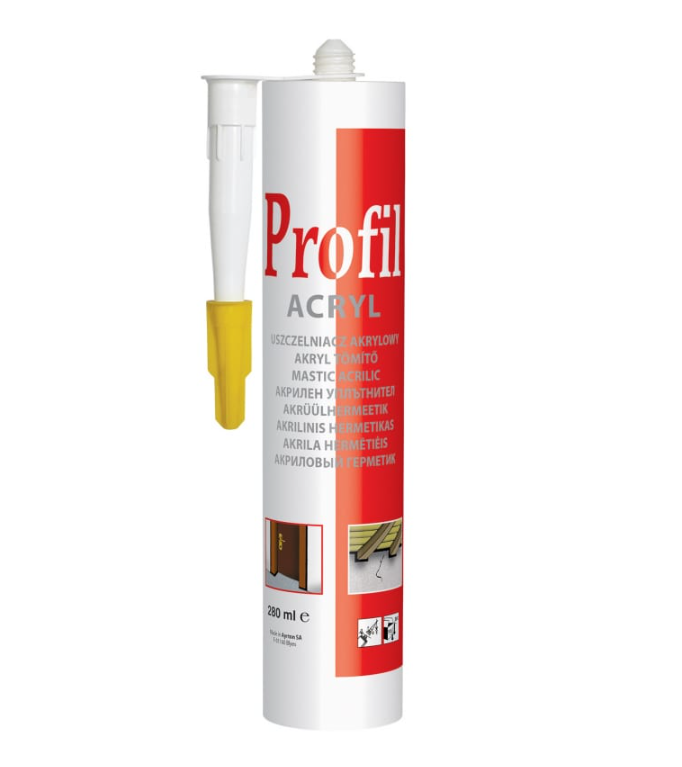 Герметик PROFIL АКРИЛОВЫЙ белый 270 гр (122951)