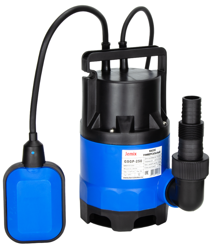 Насос дренажный JEMIX GSGP-250