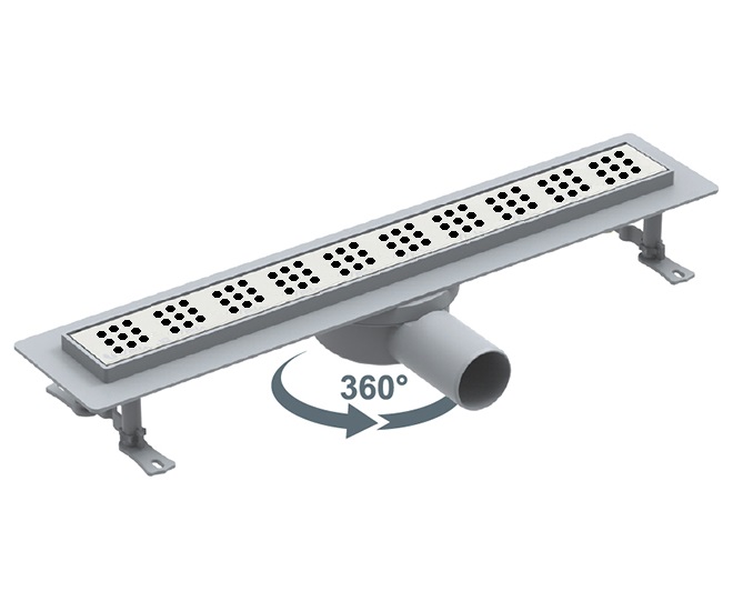 Трап линейный с сухим гидрозатвором Турция 600 см