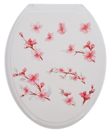 Сиденье для унитаза пластик САКУРА РП-813