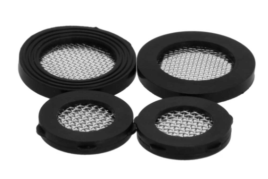 Набор прокладок для смесителя с сеточкой 4 шт 1/2х3/4