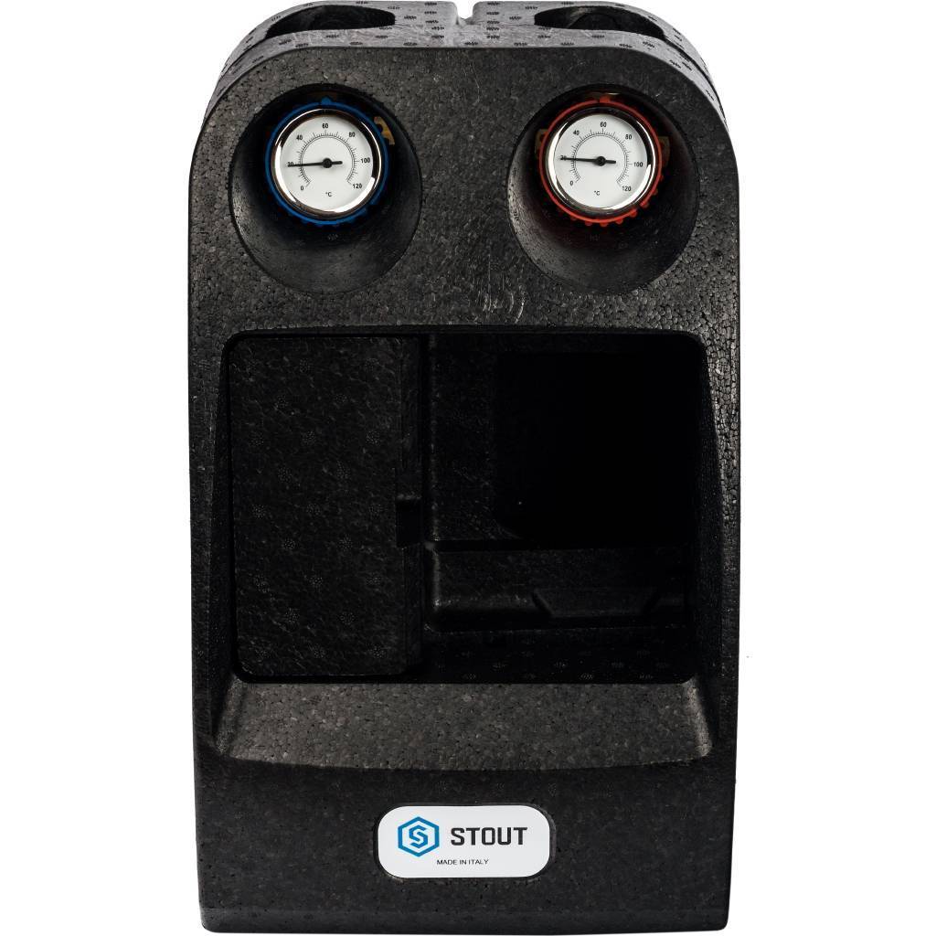 Насосная группа с прямым контуром 1 без насоса в теплоизоляции SDG-0001-002501 STOUT