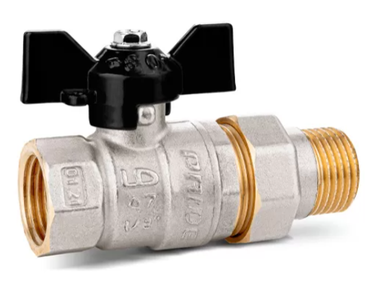 Кран 1/2″ внут./внут. бабочка LD Pride для воды